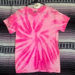 Neon pink Tye dye